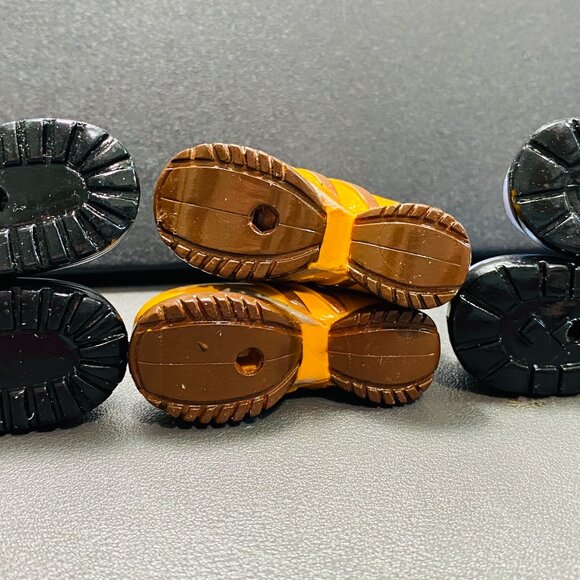 (3 Pr) Bratz Boyz Dolls Struttin' Style Shoes Blue, Tan, Black/Silver EUC - Picture 6 of 6